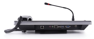 KNTECH מסך מגע 11.6 אינץ' קונסולת שיחות IP בקרת טלפון תחנת שיחות SIP מיקרופון גמיש לרכבת/מטרו שחור - Product Image 5