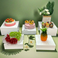 Présentoirs de buffet à dessert en acrylique-support de collation à gâteau pour repas froid thé et pause nourriture pour mariage centre de table de noël