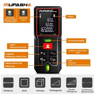 Laser-Entfernungsmesser Laser-Messgerät 100m/328ft Digitales Laser-Messwerkzeug Entfernungsmesser für Ingenieurmessungen - Product Image 2