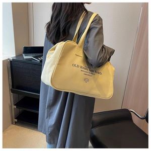 Minimalist Casual <b>Canvas</b> Handbag <b>Large</b> Capacity Tote <b>Bag</b> - Product Image 4