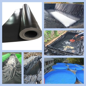 Geomembrana de Polietileno de Alta Densidad (HDPE) de 0.8mm, <span class=keywords><strong>Precio</strong></span> de Fábrica, Revestimiento Antifiltraciones para Estanques de Acuicultura, Vertederos, Canales y Estanques de Peces - Product Image 3