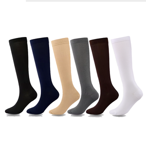 Running Cycling Horse Riding Unisex Athletic Compression Crew Boot Equestrian <b>Socks</b> Knitted Cotton/Bamboo Fiber - Product Image 1