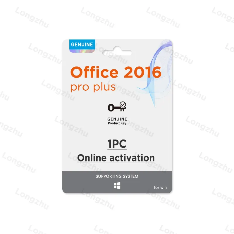 Professional Plus Office 2016 License Retail Key 1PC Online Activation 2016 Pro Plus Send By Chat