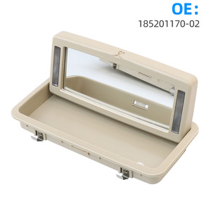 Miroir de maquillage LED 18520117002 pour Toyota FAW JP, à clipser, beige, éclairage intérieur avec lampe de lecture - Product Image 3