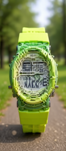 Reloj Deportivo Digital J-06 de 38 mm con Caja de Plástico, Correa de Silicona, Luz de Fondo, Unisex, Colores Variados - Product Image 2