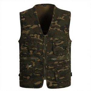 Chaleco de Caza de Camuflaje para Hombre, de Poliéster y Algodón, de Secado Rápido, para Invierno, con Bolsillos y Cierre de Cremallera - Product Image 2