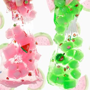 70ML Gelatina Transparente en Cubos, Slime de Coco, Espuma Esponjosa, Arcilla de Colores, Juguete Educativo DIY Seguro, No Tóxico, para Aliviar el Estrés, Plástico - Product Image 4
