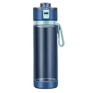 Eco-Friendly Plastic Tritan <b>Kids</b> Water Bottle Leak-Proof Reusable Sports Bottle with One-Click Open 600ml Handgrip - Product Image 1
