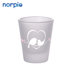 Vaso de agua de vidrio para vino, copa de sublimación para glaseado, 1,5 oz - Product Image 1