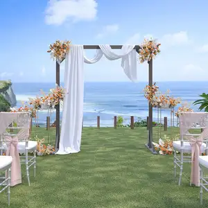 7英尺长方形木制婚礼拱门方形木制拱门用于婚礼装饰