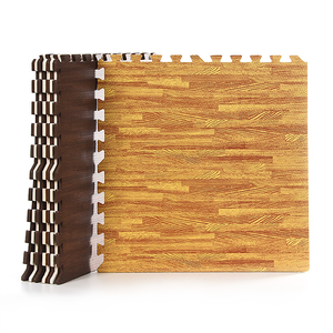 <span class=keywords><strong>Tapis</strong></span> de jeu <span class=keywords><strong>puzzle</strong></span> en <span class=keywords><strong>mousse</strong></span> EVA à base de matériaux renouvelables, 40 dalles, couleur unie, motif grain de bois, confort articulé, mélange unique, imprimé imitation carrelage bois - Product Image 3