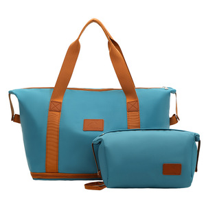 Custom Color Waterproof Woman Travel Weekender Duffel <b>Bag</b> Oxford Material Fashion Style Zipper Wholesale <b>Overnight</b> Gym <b>Bag</b> - Product Image 5