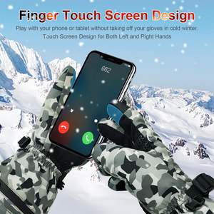 Gants chauffants XKENHEAT pour le <span class=keywords><strong>ski</strong></span> d'hiver, rechargeables, 7,4 V, 4000 mAh, imperméables, à doigts entiers, avec auto-chauffage pour hommes, femmes, usage domestique - Product Image 6