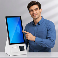 Terminal Punto de Venta con Pantalla Táctil de 15.6 Pulgadas, Impresora, Menú Digital, Kiosco de Pago para Supermercado
