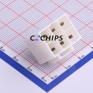 HX62008-6A Wire-to-Board Pin Header Through hole Component (THT),P=6.2mm Connector 2x3P 6.2mm Through Hole 6P - Product Image 1