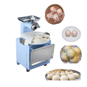 Automatic Motor-Driven Food Grade Stainless Steel Dough Roller Mesh <b>Cutter</b> Machine for Arabic <b>Bread</b> Pita Dough Ball Rounder - Product Image 2