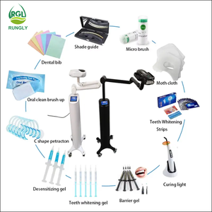 Máquina blanqueadora de dientes LED profesional de 80W, lámpara blanqueadora <span class=keywords><strong>Dental</strong></span> portátil, tecnología de Zoom láser, acero inoxidable duradero - Product Image 5