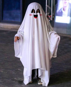 Capa Universal con Capucha <span class=keywords><strong>de</strong></span> Licra para Hombre y <span class=keywords><strong>Mujer</strong></span>, Disfraz <span class=keywords><strong>de</strong></span> Halloween del Período Renacentista Medieval, Forma <span class=keywords><strong>de</strong></span> Fantasma para Ocasiones Navideñas - Product Image 3