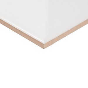 Carrelage blanc pur brillant 10x10 cm, épaisseur 6,8 mm, bords irréguliers pour revêtement mural et sol - Product Image 3