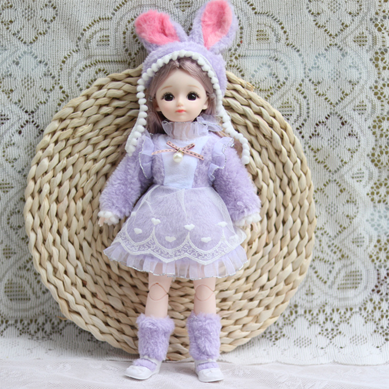 Belle Poupée BJD 30cm 1/6 Épissure Sphérique Fille Bricolage Jouets