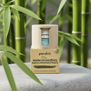 Pandoo Makeup <b>Remover</b> Pads 18 Pack Washable Reusable With Bamboo <b>Box</b> - Product Image 3