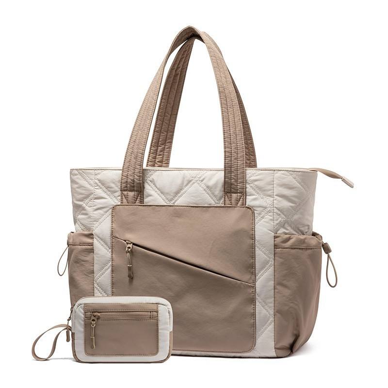 สีกากี-พร้อมกระเป๋าใบเล็ก