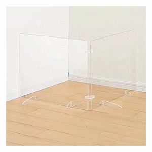 Valla desmontable de plástico transparente para perros, portón de acrílico para mascotas, para interior, protección de animales pequeños - Product Image 4