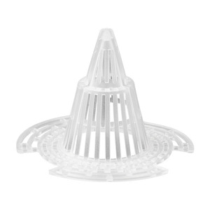 Conical Flower Pot Pad <b>Plastic</b> <b>Mesh</b> Breathable For Succulents Home Gardening - Product Image 1
