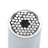 Jeu d'outils multifonctionnels pour perceuse à main électrique, 7 à 19mm, douille magique multifonctionnelle, tige d'extension
