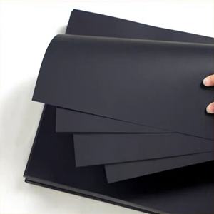 Reasonable Price Coated Recycled Black Craft Paperboard 180gsm-500g for Kids Craft <b>Photo</b> <b>Frame</b> & Candle - Product Image 1