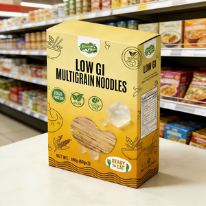 Pâtes spaghetti multigrains à faible IG, riches en fibres et protéines, best-seller, repas instantané en 15 minutes pour le contrôle de la glycémie - Product Image 1