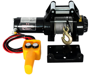 Treuil électrique à câble métallique de 12000 lbs avec télécommande sans fil 12v 24v 9500 lbs 4*4 treuil tout-terrain de voiture - Product Image 4