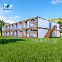 Conteneur de 20 pieds en kit pour bureau de chantier, maison de luxe, mini-maison préfabriquée, bureau préfabriqué, maison conteneur avec salle de bain