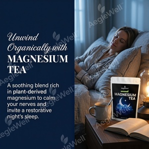 AegleWell Magnesium Kräutertee-Beutel Natürliche Pflanzliche Nervenberuhigung Unterstützt Tiefschlaf Entspannung Nachtzeit Tragbare Einzelportionen - Product Image 6