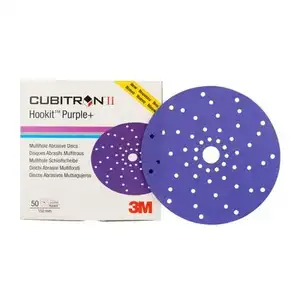 Purple Ceramic 6-Inch Dry Sandpaper 737U Clean Sanding Abrasive Disc For Polishing Car Polishing And Sandpapering