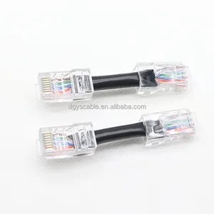 0.06 m ultra kısa ağ cabl UTP 24AWG 4 pairs 8P8C çeşitli uzunlukları kedi 5 RJ45 RJ45 cat6 Ethernet Patch cord ağ kablosu