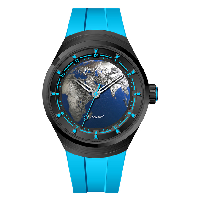 The Latest Creative Men's Sports Watch Rubber Wristwatch Japanese Movement Waterproof Watch