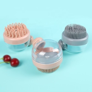 Spazzola per massaggiatore del cuoio capelluto personalizzata all'ingrosso per lo stress del massaggiatore della testa per la crescita dei capelli - Product Image 4