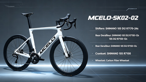 Vélo de route en fibre de carbone pour <span class=keywords><strong>homme</strong></span> avec 24 vitesses, levier de vitesses électrique, jeu de roues entièrement en carbone 700C, frein à disque, pneus Continental, design aérodynamique - Product Image 6