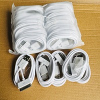 Câble de charge USB-A vers 30 broches de bonne qualité pour iPhone 4S, blindage en feuille d'aluminium, charge rapide, transfert de données