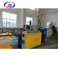 Máquina para Fabricar Tubos Corrugados Flexibles de Pared Simple de PE PP de 16 a 50 mm con Control PLC de un Solo Tornillo y Alta Productividad
