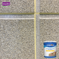 Peinture liquide lavable de texture de jet de revêtement en pierre extérieur acrylique de haute performance pour le mur externe