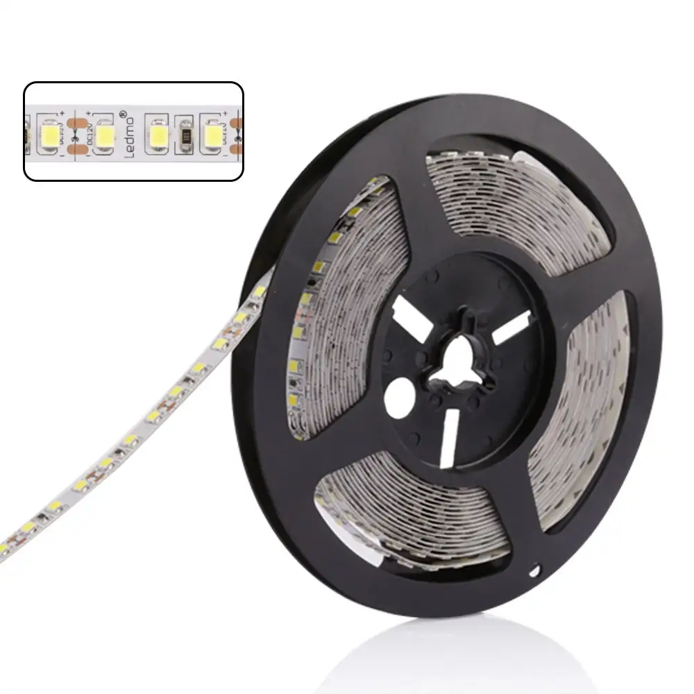 12V LED Strip Light SMD 2835 16.4ft Tape LightためHome、Kitchen、Party、ChristmasとMore、Non-防水、Daylight White