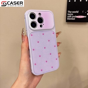 Cover Protettiva Morbida con Motivo a Pois e Glitter in Stile Giapponese e Coreano per iPhone Serie 13 14-18, Dissipazione del Calore - Product Image 5