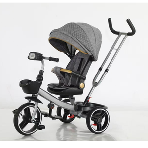 Payung sepeda roda tiga anak-anak, payung sepeda roda tiga <span class=keywords><strong>3</strong></span> roda dengan Push Bar Balance sepeda naik mainan mobil anak-anak roda tiga - Product Image 6