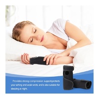 Attelle de poignet respirante pour le sommeil et la récupération médicale quotidienne, soutient le sommeil, aide à soulager la douleur, ajustement universel réglable
