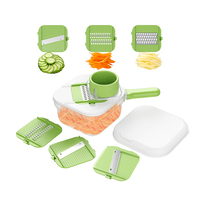 2024 Top Verkoop Super Professionele Multifunctionele Draagbare Groentesnijder Nieuwe Huishoudelijke Nieuwe Salade Tools Gemaakt Duurzaam Plastic