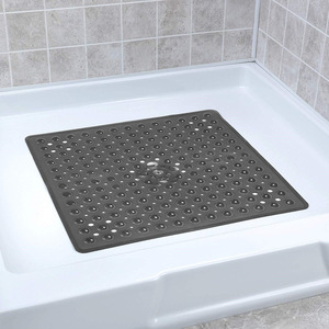 Tapis de <span class=keywords><strong>bain</strong></span> carrés en PVC modernes faits à la machine, antidérapants avec ventouses, tapis de message de <span class=keywords><strong>bain</strong></span> antidérapant pour sol de salle de <span class=keywords><strong>bain</strong></span> à la maison - Product Image 6