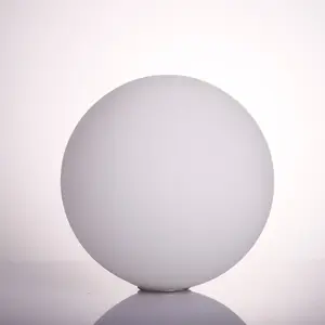 D100mm D120mm झाड़ लटकन प्रकाश सफेद चमकदार गेंद कांच शेड