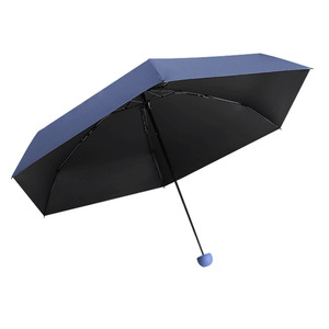 Parapluie pliant Macaron 50% à six baleines et huit brins, pare-soleil, imperméable, idéal pour le soleil et la pluie, avec emplacement pour logo publicitaire - Product Image 1